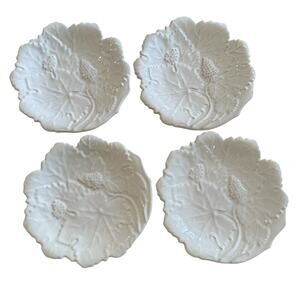 Grazia Deruta For Gunther Lambert "Grappa" Salad Plates Set of 4 Made in Italy